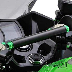 色：グリーン デイトナ バイク用 クランプバー Ninja400/250専用 マルチバーホルダー ライムグリーン 17861
