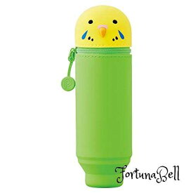 リヒトラブ スタンド ペンケース プニラボ セキセイインコ A7712-9