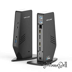 WAVLINK cu USB-Cjo[ThbLOXe[V13-in-1/3USB-A/3 USB-C|[g/2DP|[g/2HDMI|[g/1Gigabit|[g/1o̓|[g/1̃p[|[g|[g/f