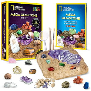 �i�V���i���W�I�O���t�B�b�N Mega Gemstone ���@�L�b�g ? 15�̖{���̕�΂Ɛ����𔭌@����T�C�G���X�L�b�g �q���p�Ȋw�L�b�g ��Δ��@�L�b�g ���̎q�ƒj�̎q�ւ̃v���[���g�� �̌@�L�b�g