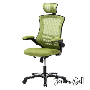 色:グリーン 不二貿易 オフィスチェア メッシュ アームアップ メッシュ グリーン マスター3 85181