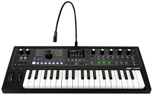 KORG(�R���O) �V���Z�T�C�U�[ microKORG 2 ����J���[/�A�i���O���f�����O/�{�R�[�_�[/�R���p�N�g/�J���[�E�f�B�X�v���C/�d�r�쓮��/37�� ���^���b�N�E�u���b�N MK-2 MBK