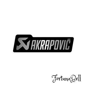 AKRAPOVIC(�A�N���|���B�b�`) �ϔM�T�C�����T�[�X�e�b�J�[ 145x43mm �A���~ P-HST18ALXM4
