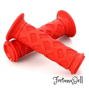 色:レッド デイトナ(Daytona) PROGRIP(プログリップ) バイク用 グリップ ハンドル径φ22.2(原付)用 115mm スタンダードラバー エンド非貫通 789タイプ レッド 98124
