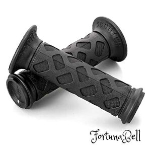 色:ブラック デイトナ(Daytona) PROGRIP(プログリップ) バイク用 グリップ ハンドル径φ22.2(原付)用 115mm スタンダードラバー エンド非貫通 789タイプ ブラック 98126