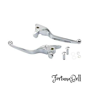 色:クロームメッキ キジマ(Kijima) バイク スリムレバー 左右セット アルミダイカスト製 クロームメッキ ハーレー ツーリングモデル('17-'20) HD-04258