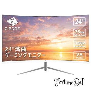 pȃj^[ 24C` 75Hz Ȗ fBXvC LED Q[~O FHD 1920x1080//VApl/^/HDR/5ms/FreeSync/HDMI/DisplayPort/Xs[J[ Z-EDGE U24C