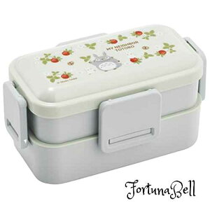 スケーター(Skater) 弁当箱 となりのトトロ スタジオジブリ 木苺 600ml 抗菌 ふんわり盛れる ドーム型フタ 2段 女性用 日本製 PFLW4AG-A