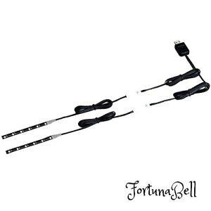 セイワ(SEIWA) 車内用品 イルミライト USBブラックライトLEDイルミ2 10cm*2本タイプ F342 フレキシブル USB電源