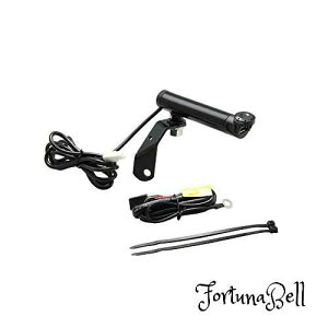 ハリケーン(HURRICANE) クランプバー ブラック USB電源付き CBR250RR (MC51) HU1026B