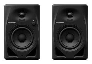 Pioneer DJ 4�C���` 2way�A�N�e�B�u���j�^�[�X�s�[�J�[ DM-40D (Black)