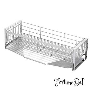 ヨシカワ 水切りラック 水切りかご 日本製 幅20*奥行57cm 5*6人用 シンクサイド 幅の広がる 1306103 食器 水切り カゴ 台所 シンク トレー キッチン バスケット