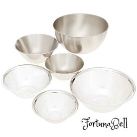 柳宗理(Yanagi Sori) ステンレスザルボール6点セット 16.19.23cm 日本製 食洗機対応 サラダボール ミキシングボール つや消し 下ごしらえ ステンレス製 パンチング ザル ボウル セット 18-8ステンレ