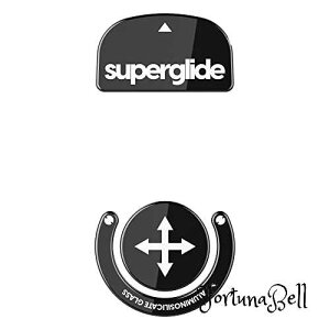 Superglide(Type S) }EX\[ for Logicool Gpro X Superlight }EXtB[g [ KXf EhGbaH ϋv ᖀC Super Smooth ] - Black