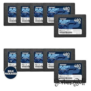 Patriot Burst Elite SATA 3 480GB SSD 2.5" 10 Pack Non-Retail Bulk Packaged
