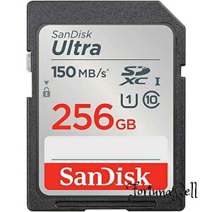SanDisk 256GB Ultra SDXC UHS-I Memory Card - Up to 150MB/s, C10, U1, Full HD, SD Card - SDSDUNC-256G-GN6IN