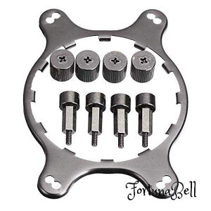 AM4リテンションブラケットクーラー、マウントブラケットキット CPUファンブラケットヒートシンクアクセサリー ラジエーターマウントバックプレートコンピュータ AM4用