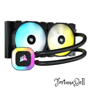CORSAIR H100 RGB 240mmWG[^[Kp ȈՐ CPU N[[ 2  SP RGB ELITE Series PWM 120 mm t@t CW-9060053-WW