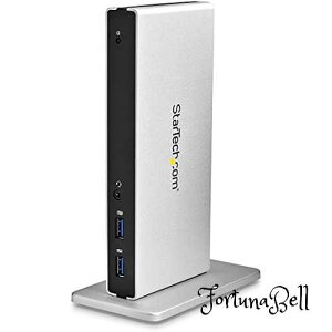 StarTech.com USB3.0ڑhbN Mac/WindowsΉ fADVIj^Ή cuX^ht HDMI/VGAA_v^ 5x USB GbE|[g USB3SDOCKDD