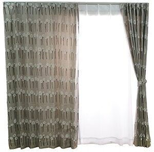 �X�~�m�G �Ռ��J�[�e�� �n�c�i�M 100*178cm �z���C�g 1���� V1280