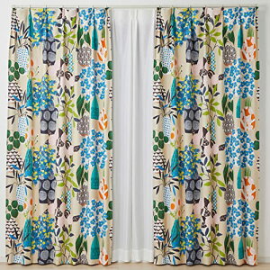 �X�~�m�G(Suminoe) �J�[�e�� �x�[�W�� 100*178cm �􂦂� �t�����[�|�b�g V1344 1����