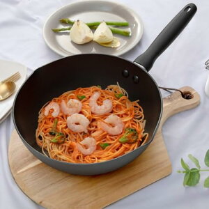 MEYER �[�^�t���C�p�� 24cm �E�H�b�N�p�� IH �K�X�� �O���[ ND-742 �}�C���[�Y����