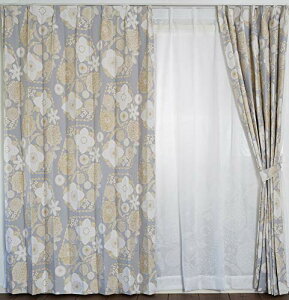 �X�~�m�G(Suminoe) �Ռ��J�[�e�� �O���[ 100*200cm �C�n�i �􂦂� 1���� V1310