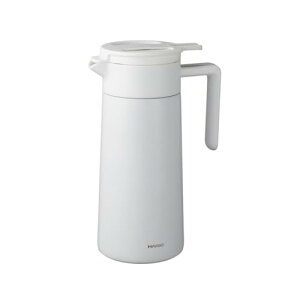 �F�F�z���C�g �T�C�Y�F0.8 L HARIO(�n���I) �Z���~�b�N�R�[�e�B���O �^�� ��d �ۉ��|�b�g ���p�e�� 800ml �R�[�q�[�T�[�o�[ �z���C�g CHP-800-W