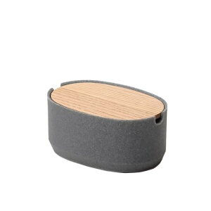 ideaco (�C�f�A�R) ���� ��� �W�t�� ���[ ��18*���s12*����8cm Oval Box S Low stone sand gray/�I�[�o���{�b�N�X S�T�C�Y �� �X�g�[���T���h�O���[