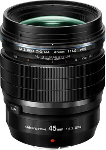 OM SYSTEM �P�œ_�����Y M.ZUIKO DIGITAL ED 45mm F1.2 PRO �|�[�g���[�g/����/�ԐA��