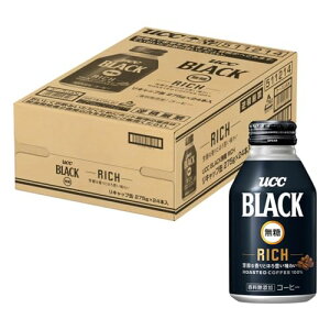 �u���b�N���� UCC BLACK���� RICH �ʃR�[�q�[ 275g*24�{ �A�C�X�R�[�q�[ �������Y�� �P�[�X ��