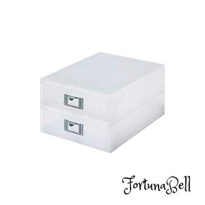 色:ホワイト(半透明) サイズ:A4タテ型 ライクイット (like-it) 収納ボックス 玄関収納 下駄箱 引き出し収納ケース 2段 約幅26*奥35*高18.5cm ホワイト (半透明) 日本製 MXー52 折り畳み傘 工具収納