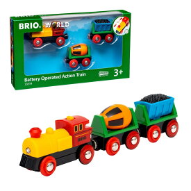 BRIO (ブリオ) バッテリーパワーアクショントレイン 33319 対象年齢 3歳~ 【おもちゃ 玩具 木製おもちゃ 機関車 車両 プレゼント（誕生日/クリスマス）】