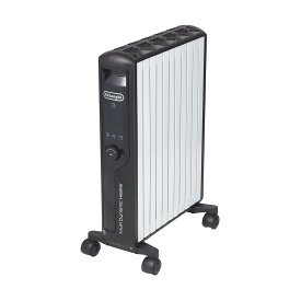 De'Longhi (デロンギ) マルチダイナミックヒーター MDHU15-BK 電気ヒーター ゼロ風暖房 節電 直感操作クリックノブ リモコン付き 表面温度約60℃ 節電 [10-13畳] [ピュアホワイト×マットブラック]