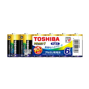 ����(TOSHIBA) �A���J�����d�r �P2�` 6�{�� 1.5V �g�p��������10�N �t�R��h�~�\�� �A���J��1 �܂Ƃ߃p�b�N LR14AN 6MP