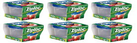 Ziploc 【まとめ買い】ジップロック スクリューロック 730ml (1個入)×6個