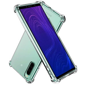 Hy+ Xperia 10 II ϏՌ P[X SO-41A SOV43 Jo[ Xgbvz[ ČRMILKi NA Ռz|Pbg TPU P[X