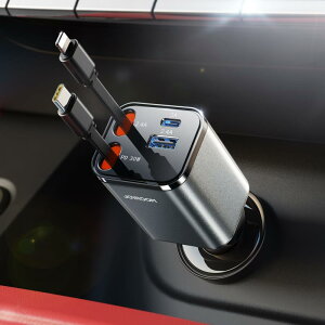 �y������莮�zJOYROOM ������莮�[�d�P�[�u�� �� �V�K�[�\�P�b�g �ԍڏ[�d�� 84W�y4�䓯���[�d�\�E���R���p�N�g�݌v�z �J�[�`���[�W���[ �}���[�d Type-C 12V/24V�Ή� iPhone/Android/MacBook Air/iPad