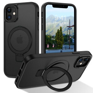 DUEDUE iPhone12 Mini P[X MagSafeΉ ^X^hJo[ 120°px߉\ ACtH12mini P[X ̓}Olbg ԍڃz_[Ή NAfUC wh~H ϏՌRpx