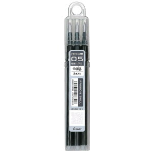 Pilot �ւ��c �t���N�V���� �{�[���y�� 0.5mm �u���b�N 3�{ LFBKRF30EF3B