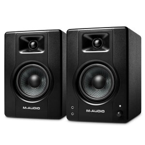 M-AUDIO �X�^�W�I���j�^�[�X�s�[�J�[ ��^�A�N�e�B�u�X�s�[�J�[ �Q�[�~���O ���y���� RCA���͒[�q L/R�y�A 120W�p���[�h�X�s�[�J�[ 4�C���` BX4