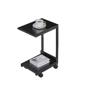 VECELO �T�C�h�e�[�u�� �L���X�^�[�t�� ����37×���s��26×������53cm �R�̎��^ 2�i���[ �~�j�e�[�u�� �x�b�h�T�C�h�e�[�u�� �\�t�@�� �x�b�h�� C�`���� �k���� ������� �ؖڒ� �R���p�N�g �ȃX