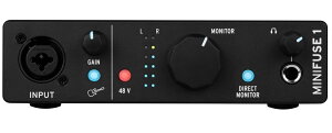 Arturia �A�[�g���A ���y����\�t�g�t�� �|�[�^�u���E�I�[�f�B�I�C���^�[�t�F�C�X MiniFuse 1 �u���b�N