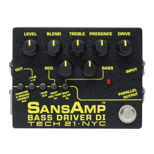 Tech21 SANSAMP �T���Y�A���v �x�[�X�p �G�t�F�N�^�[ DI BOX BASS DRIVER DI V2�y�������K�i�z