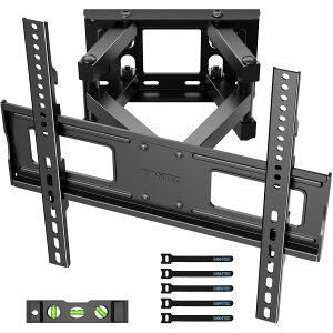 BONTEC �Ǌ|���e���r���� 23-65�C���` TV�Ǌ|������ LCD/LED/OLED�e���r�Ή� �ω׏d45kg VESA�K�i400x400mm ���p�x�����\ ������ƃP�[�u���^�C�t�� ��t�ȒP ���ׂ�������