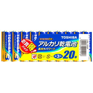 TOSHIBA(����) �A���J�����d�r �P3�`1�p�b�N20�{�� LR6L 20MP