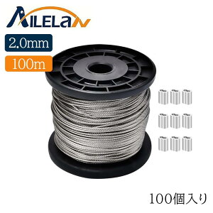 _P10{I^ y2.0mm 100m X[u100tz C[[v XeXC[ 2mmC[ [v a2.0mm 100M 7×7\ 290kgf 8^A~X[ut 100 ϐH H Aei