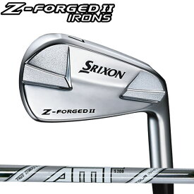 スリクソン NEW Zフォージド2Z-FORGED II アイアン [AMT Tour WHITE シリーズ] スチールシャフト 5本セット(#6〜PW) AMT ツアー ホワイトダンロップ　DUNLOP SRIXON Z FORGED2 ゼットフォージドツー ゼットフォージド2
