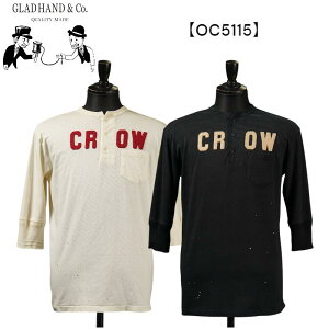 GLADHAND �O���b�h�n���h OLD CROW OC5115 ���� ���B���e�[�W T�V���c �w�����[�l�b�N U.S.A�R�b�g�� �t�F���g�h�J T�V���c�y���������z�A�p����