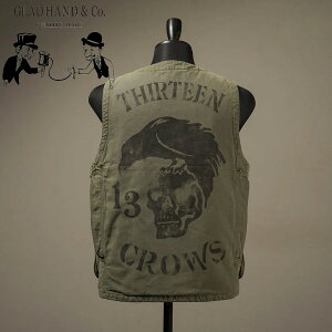 GLADHAND �O���b�h�n���h OLD CROW THIRTEEN CROWS - TOOL VEST / OC5307 �T�[�e�B�[���N���E�Y�c�[���x�X�g �y���������z�A�p���� �A���J�W
